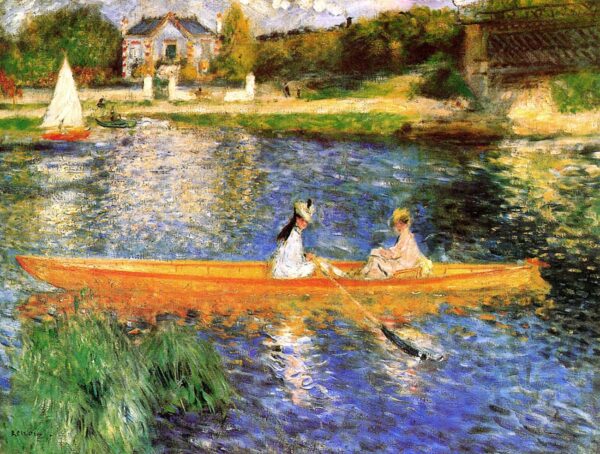 Die Seine in Asnières alias Das Ruderboot – Pierre-Auguste Renoir Pierre-Auguste Renoir 85x75