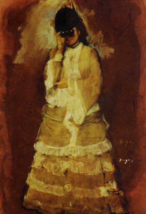 Dame mit dem Fernglas – Edgar Degas Edgar Degas 70x105