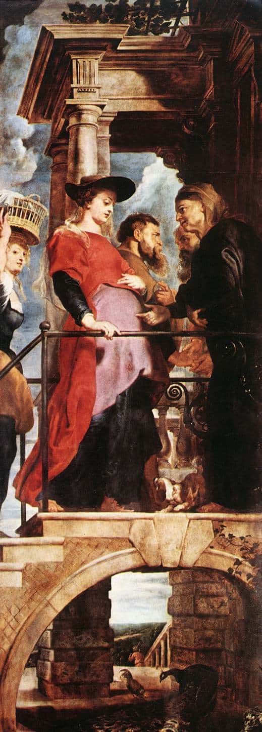 Abstieg vom Kreuz – Triptychon, linke Tafel – Kreuzigung – Peter Paul Rubens Peter Paul Rubens 60x180