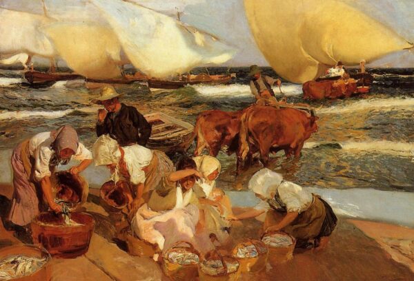 Strand in Valencia – Sorolla Joaquín Sorolla