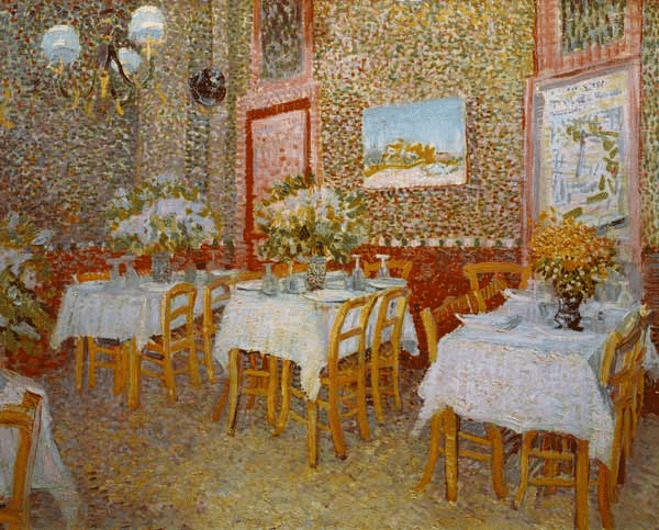 Interieur eines Restaurants – Vincent van Gogh Vincent Van Gogh 85x75