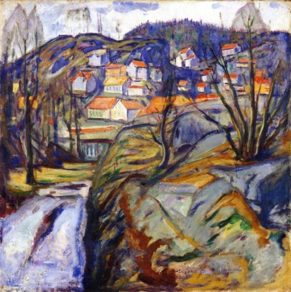 Frühling in Kragerø – Edvard Munch Edvard Munch 70x70