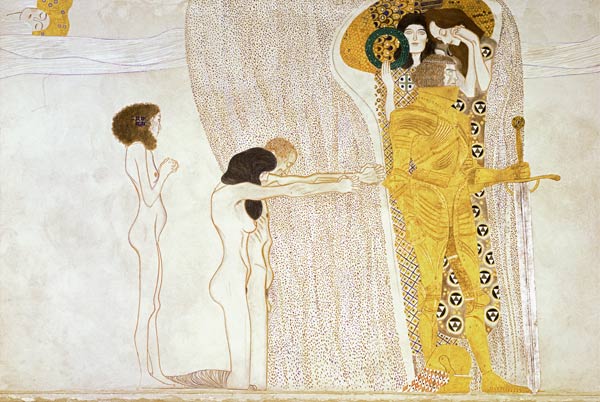 Beethoven-Fries: Die Suche nach dem Glück – Gustav Klimt Gustav Klimt 105x70