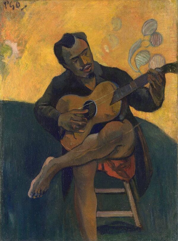 Der Gitarrist – Paul Gauguin Paul Gauguin 70x85