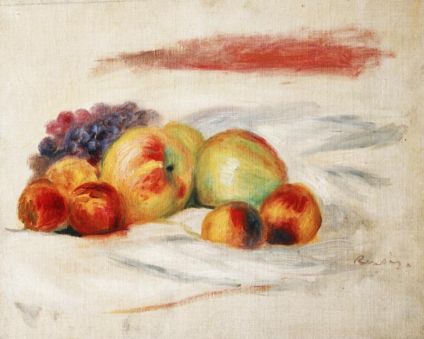 Äpfel, Pfirsiche und Trauben – Pierre-Auguste Renoir Pierre-Auguste Renoir 85x75