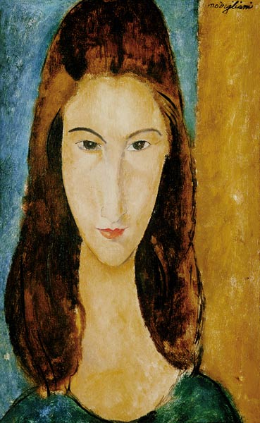 Porträt von Jeanne Hébuterne – Amedeo Modigliani Amedeo Modigliani 70x105