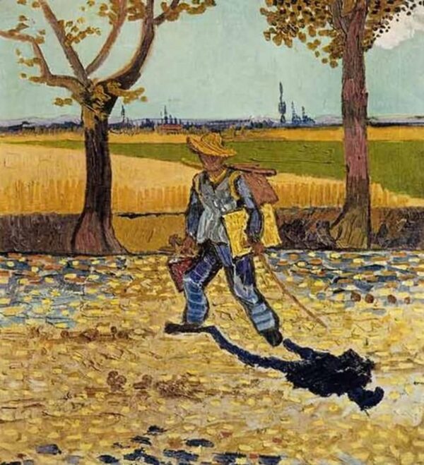 Der Maler auf dem Arbeitsweg – Van Gogh Vincent Van Gogh 70x85