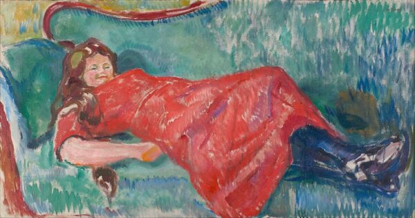 Auf dem Sofa – Edvard Munch Edvard Munch 140x70