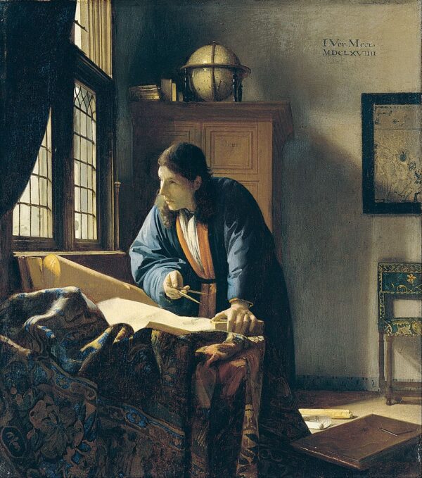 Der Geograph – Johannes Vermeer Jan Vermeer 70x70