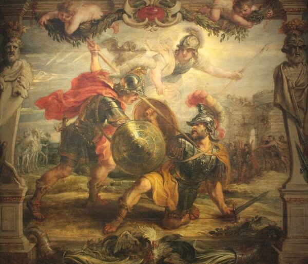 Achilles besiegt Hector – Peter Paul Rubens Peter Paul Rubens 85x75