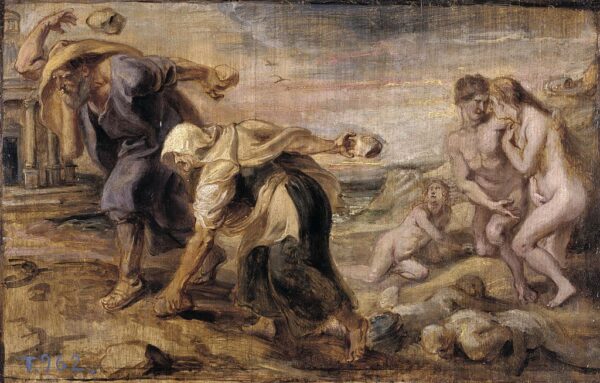 Deukalion und Pyrrha – Peter Paul Rubens Peter Paul Rubens 105x70