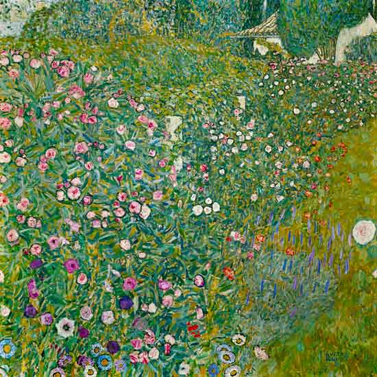 Landschaft eines italienischen Gartens – Gustav Klimt Gustav Klimt 70x70