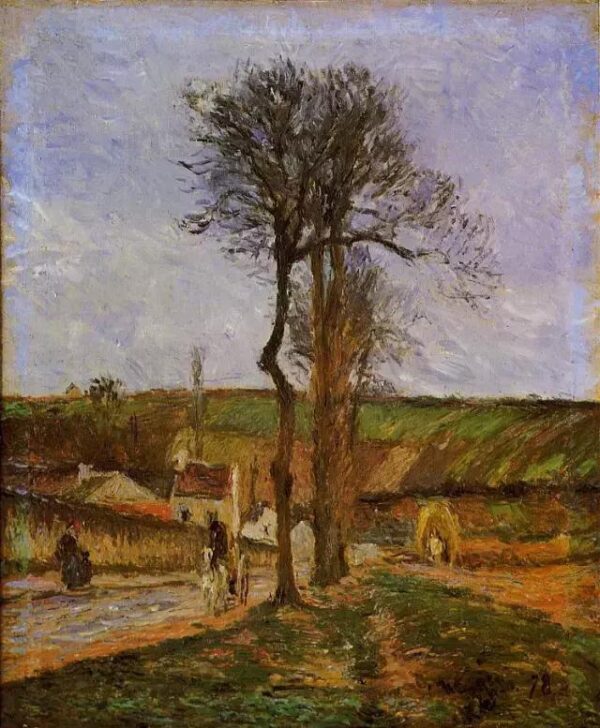 In der Nähe von Pontoise – Camille Pissarro Camille Pissarro 70x85