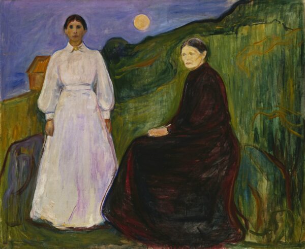 Mutter und Tochter – Edvard Munch Edvard Munch 85x75