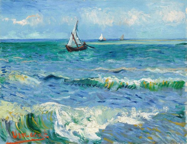 Das Meer in Saintes-Maries de la Mer – Van Gogh Beliebte Bilder 85x75