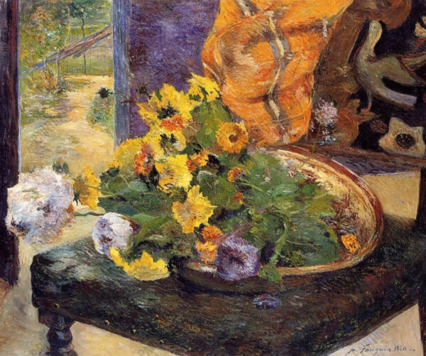 Um einen Blumenstrauß zu machen – Paul Gauguin Paul Gauguin 85x75