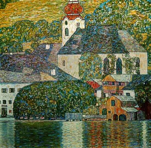 Die Kirche von St. Wolfgang – Gustav Klimt Gustav Klimt 70x70