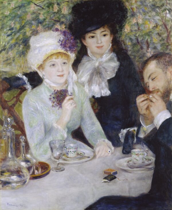 Renoir Nach dem Abendessen 1879 – Pierre-Auguste Renoir Pierre-Auguste Renoir 70x85