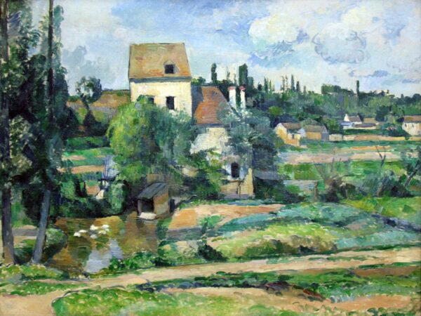 Moulin de la Couleuvre in Pontoise – Paul Cézanne Paul Cézanne 85x75