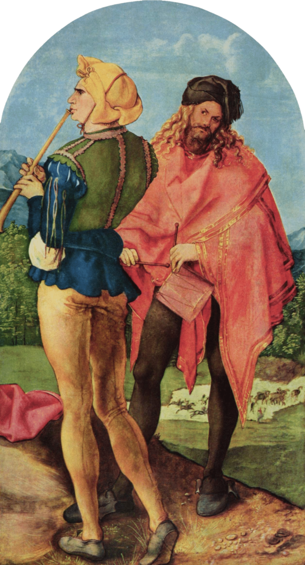 Autel von Jabach: Die Flöte und die Trommel – Albrecht Dürer Albrecht Dürer 70x140