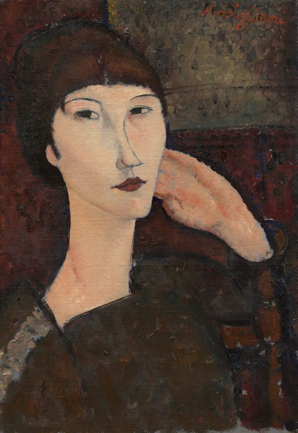 Frau mit Pony – Amedeo Modigliani Amedeo Modigliani 70x105