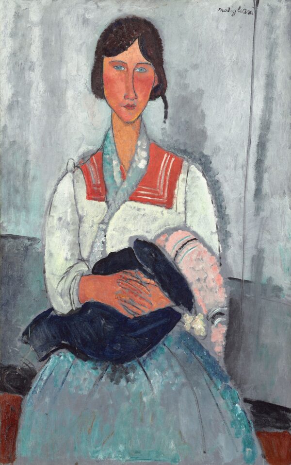 Zigeunerin mit einem Baby – Amedeo Modigliani Amedeo Modigliani 70x105