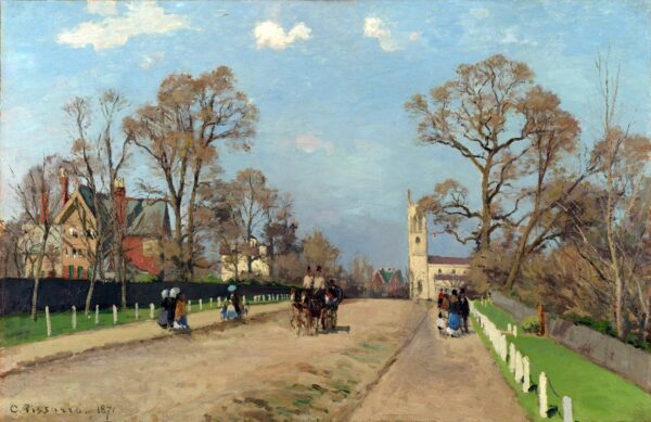 Die Allee, Sydenham – Camille Pissarro Camille Pissarro 105x70