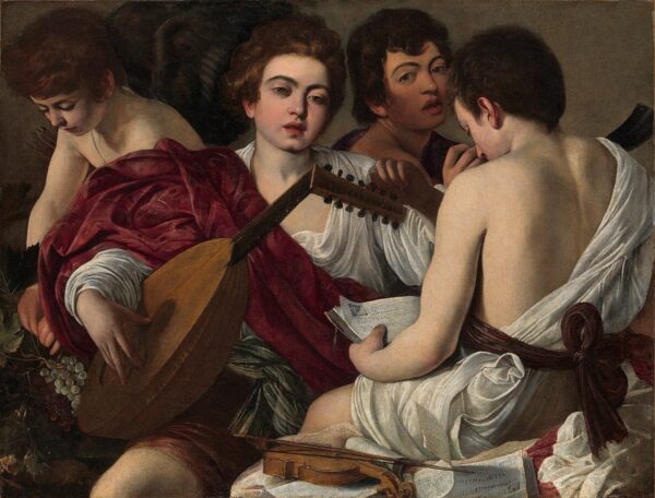 Die Musiker – Caravaggio Beliebte Bilder 85x75