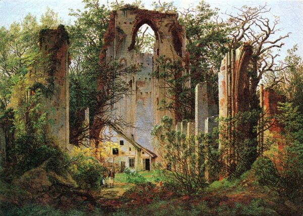 Die Ruinen von Eldena – Caspar David Friedrich Caspar David Friedrich 105x70