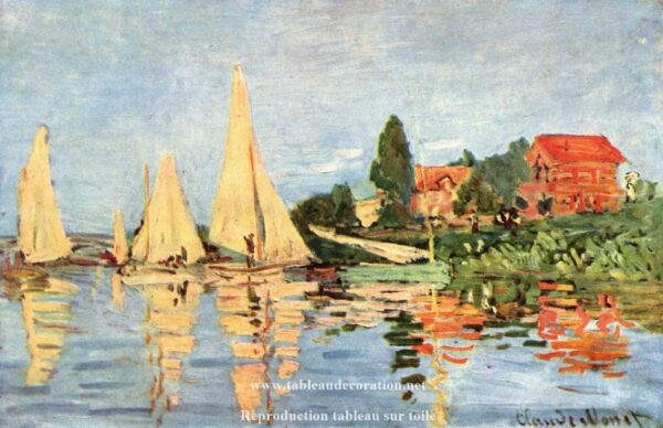 Regatten in Argenteuil – Claude Monet Claude Monet 105x70