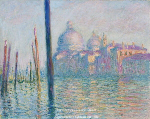 Der Große Kanal – Gemälde von Monet in Venedig Claude Monet 85x75