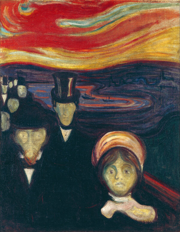 Angst – Edvard Munch Edvard Munch 70x85