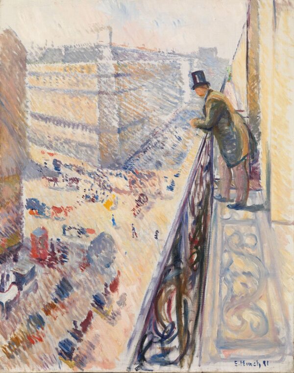 Rue Lafayette – Edvard Munch Edvard Munch 70x85