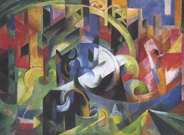 Das Vieh I – Franz Marc Franz Marc 105x70