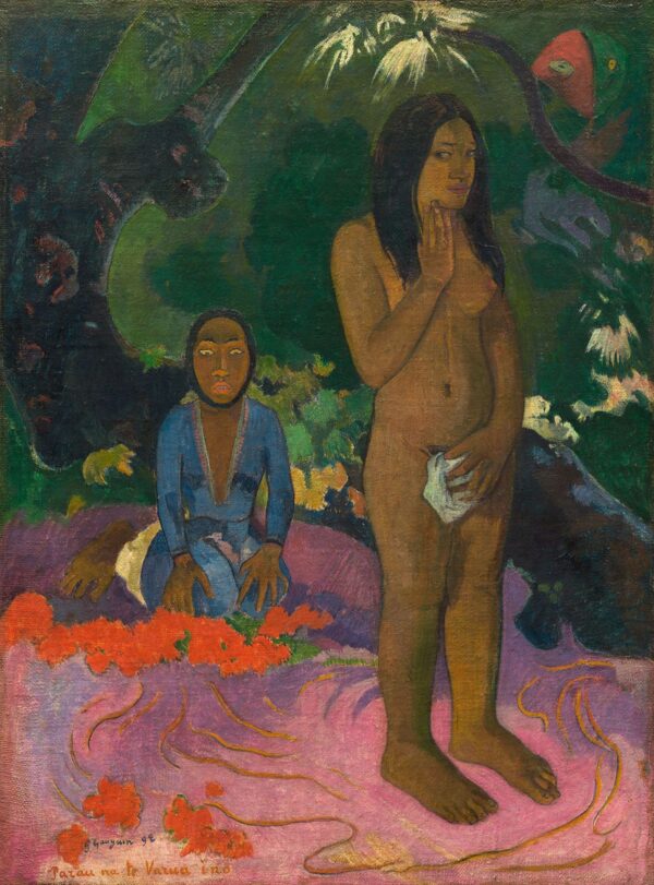 Sprich mit dem bösen Geist – Paul Gauguin Paul Gauguin 70x105