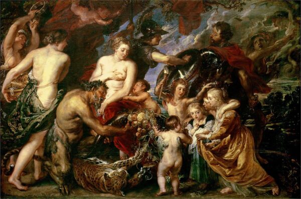 Minerva schützt den Frieden von Mars – Peter Paul Rubens Peter Paul Rubens 105x70