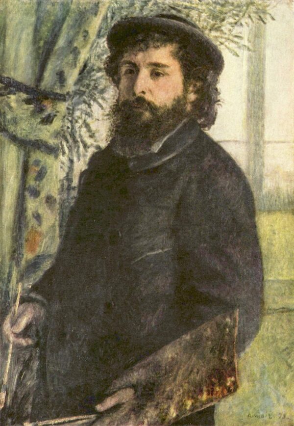 Porträt von Claude Monet – Pierre-Auguste Renoir Pierre-Auguste Renoir 70x105