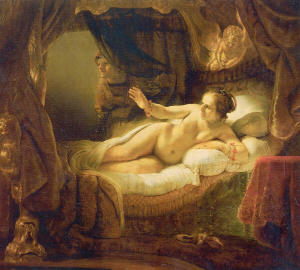 Danaë (Rembrandt) – Rembrandt van Rijn Beliebte Bilder 70x70