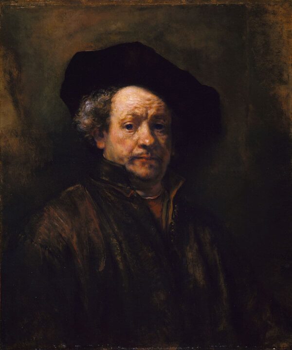 Porträt des Alters – Rembrandt van Rijn Rembrandt van Rijn 70x85