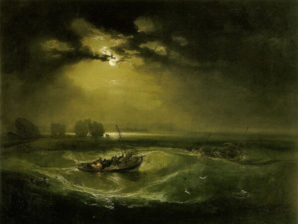 Fischer auf See – William Turner J.M.W. Turner 85x75