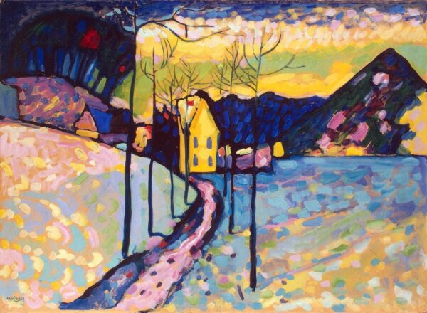 Landschaft im Winter – Wassily Kandinsky Wassily Kandinsky 105x70