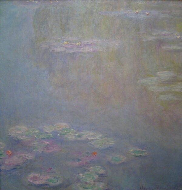 Nymphéas (W1733) – Claude Monet „Die Seerosen“ von Claude Monet 70x70