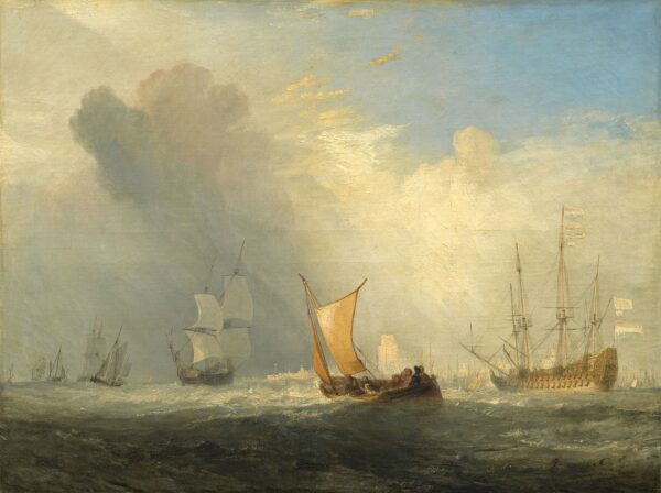 Fähre Boot von Rotterdam – William Turner J.M.W. Turner 85x75