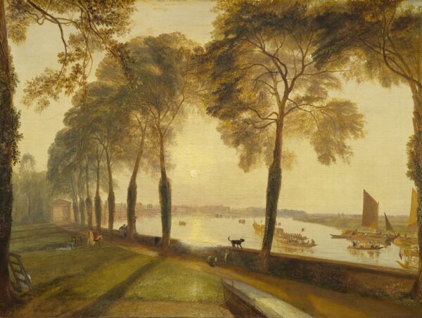 Terrasse Mortlake – William Turner J.M.W. Turner 85x75