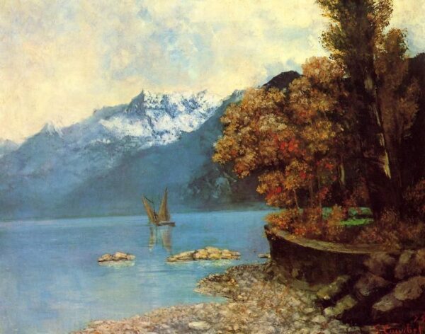 Lac Léman – Gustave Courbet Gustave Courbet 85x75