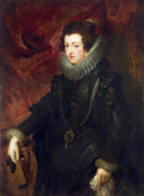 Porträt der Königin Elisabeth von Frankreich (1602-1644), Königin von Spanien – Peter Paul Rubens Peter Paul Rubens 70x105