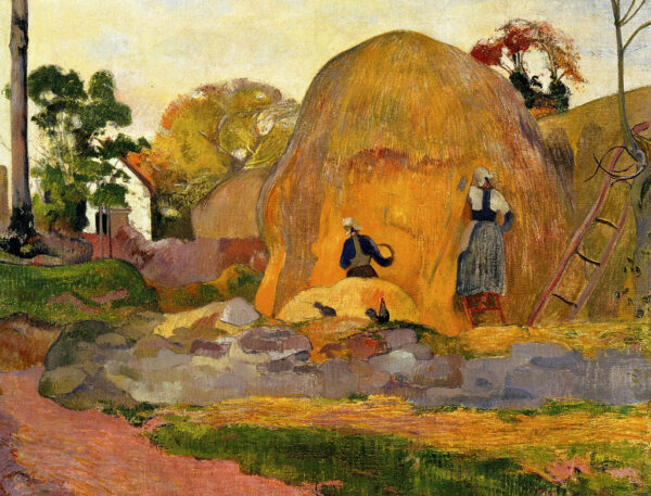 Gelbe Heuhaufen (Goldernte) – Paul Gauguin Paul Gauguin 85x75