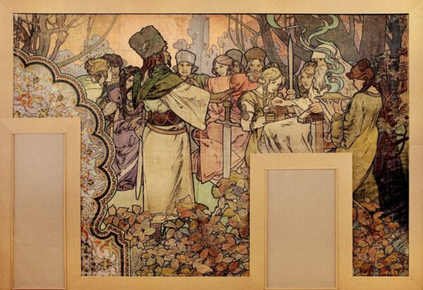 Wandgemälde Die Weltausstellung von 1900 – Mucha Alfons Mucha 105x70