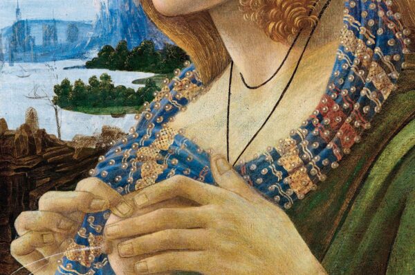 Porträt einer allegorischen Frau (Simonetta Vespucci). Detail – Sandro Botticelli Sandro Botticelli 105x70