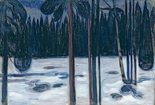 Landschaft im Winter, 1910 – Edvard Munch Edvard Munch 105x70